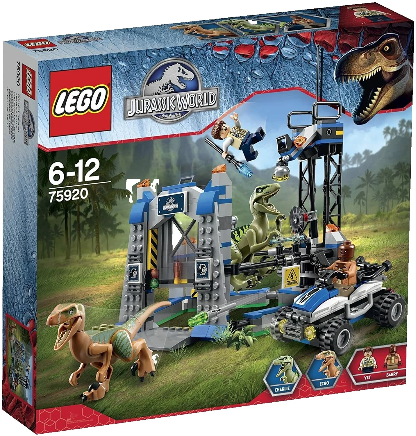 Dinosaurios Raptor Escape Caja LEGO (r) juegos completos y paquetes