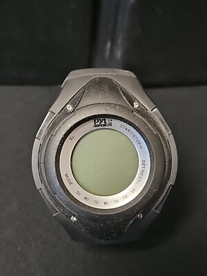 Pyle Sports Black Digital Day Date Alarm Chrono Silicone Band Watch 8.5'' 