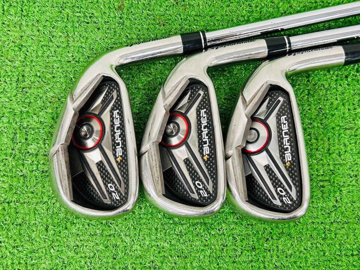 Taylormade Burner 2.0 9 Iron Stiff Steel Shaft Taylormade Grip Taylormade Burner 2.0 9 Iron Stiff Steel Shaft Taylormade Grip