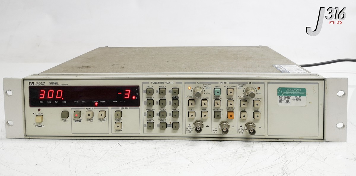 ライブ写真「5」 21612 HP UNIVERSAL FREQUENCY COUNTER 5334B | eBay