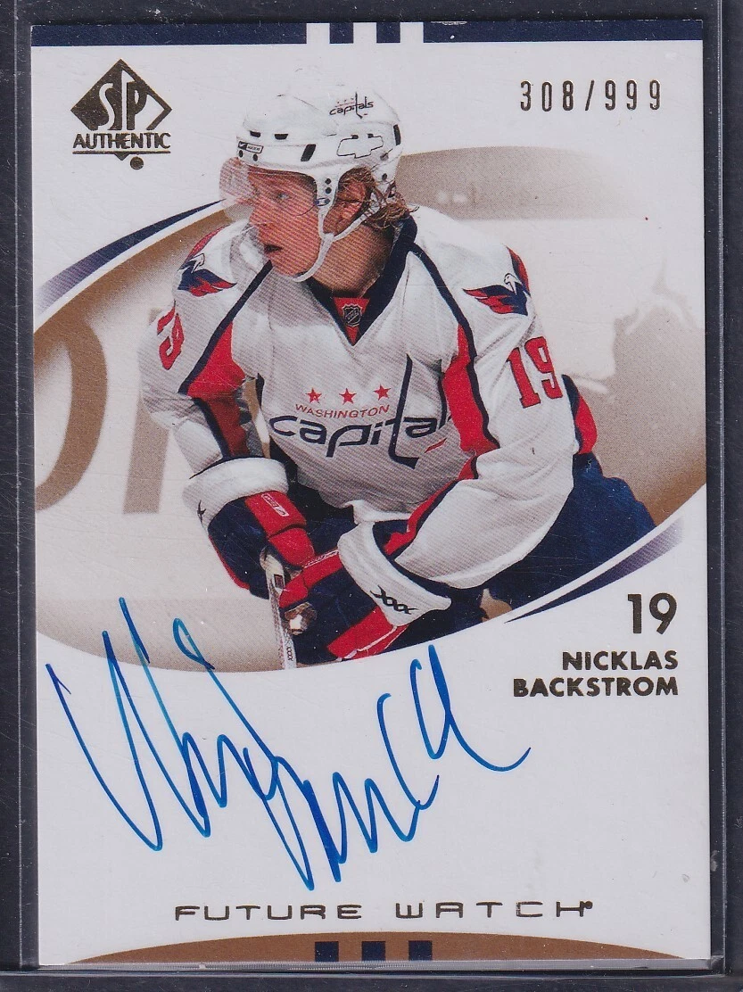 Nicklas Backstrom Ice Hockey Autographed Sports Trading Card
