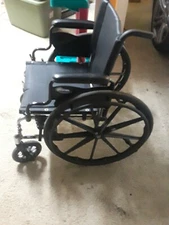 INVACARE ADULT WHEELCHAIR MODEL 2016AD886 ,18"  PREOWNED