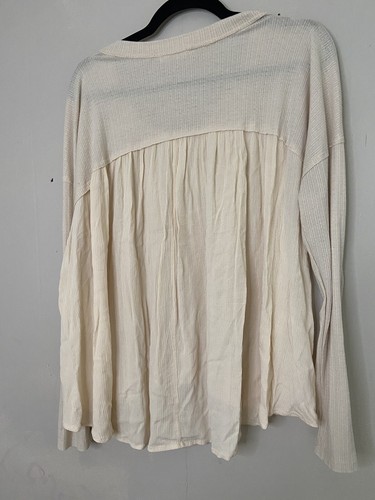Entro Women’s Size Medium White Long Sleeve Top - Picture 7 of 7