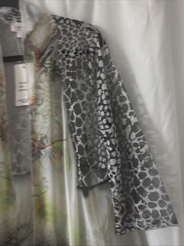 Kamana Multicolored Sheer Duster Sz L NWT - 第 4/14 張圖片
