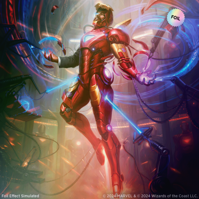 【foil】MTG Secret Lair: Marvel’s Iron Man MTG Marvel Secret Lair Iron Man Foil Sealed Presale Ships