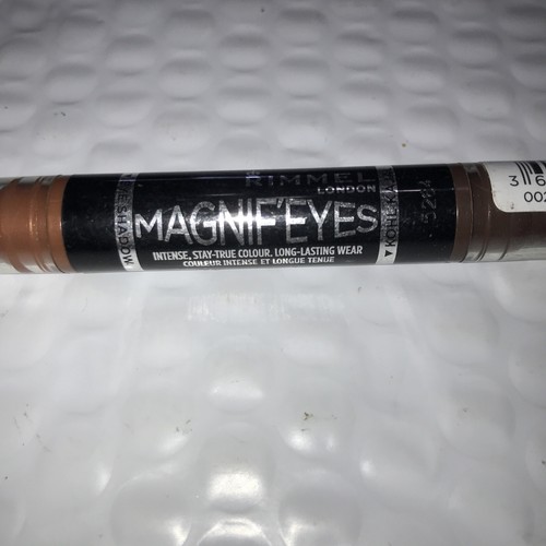 RIMMEL Magnif'Eyes Duo Eye Shadow + Liner 002 KISSED BY A ROSE GOLD uns FLAW - Picture 2 of 5