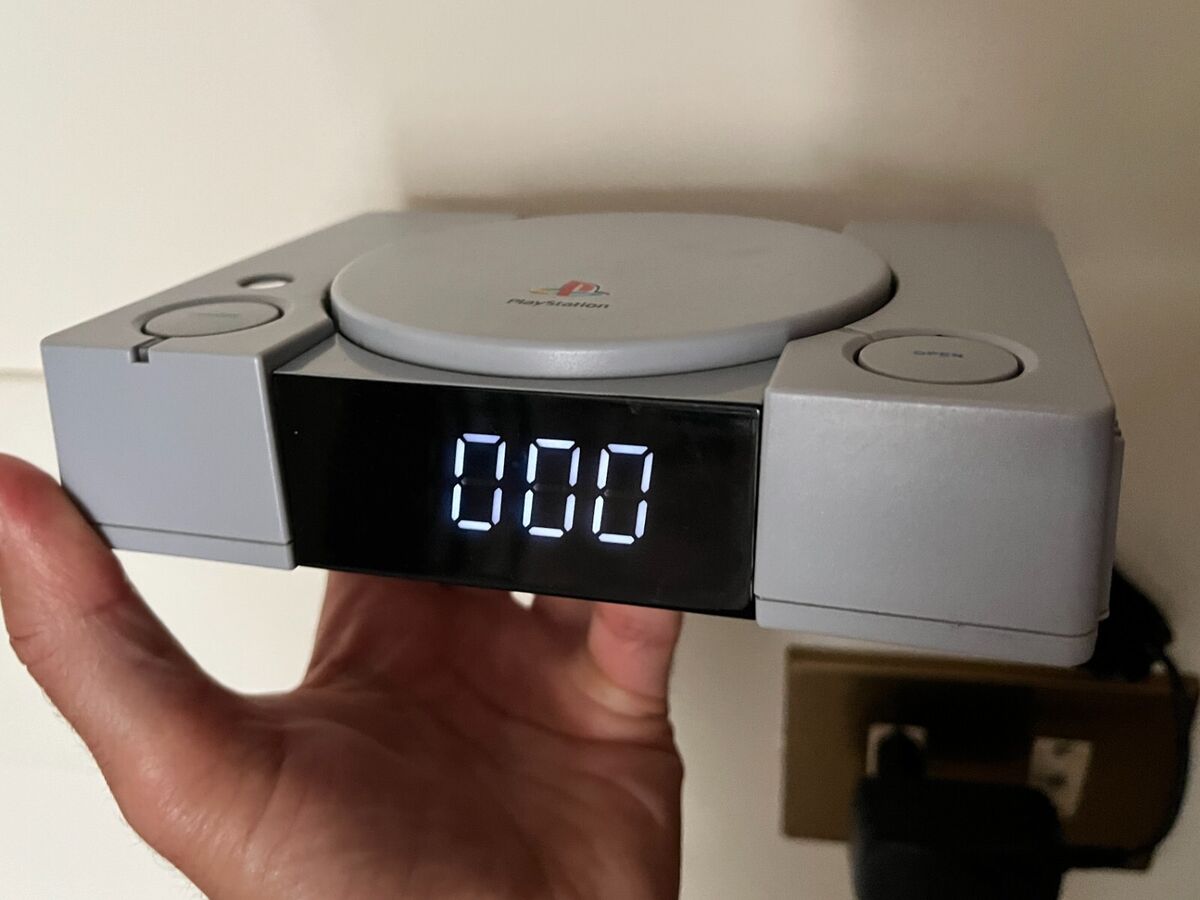 Playstation 1 PS1 PS One digital Alarm Clock - BIG BEN Playstation 1 PS1 PS One digital Alarm Clock - BIG BEN