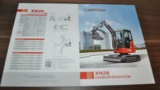 Shandong Ken Stone Rhinoceros Xiniu XN28 & KS12-9 Excavator Brochure Prospekt