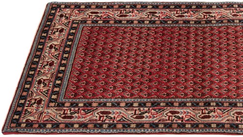 Sarough Hand-Knotted 397x80 cm-Orient, Carpet, Rug, Runner, Red - Picture 8 of 12