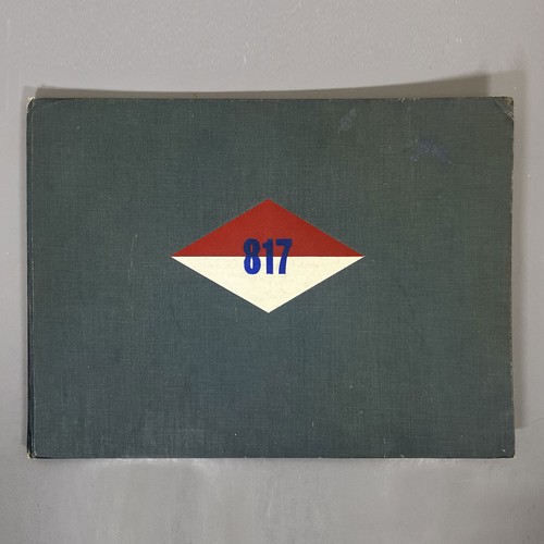 History of 817TH ENGINEER AVIATION BATTALION by W E Stanley - 1949 - RARE First