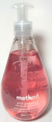 Method Gel Hand Wash, Pink Grapefruit, 12 oz. New, FREE SHIPPING