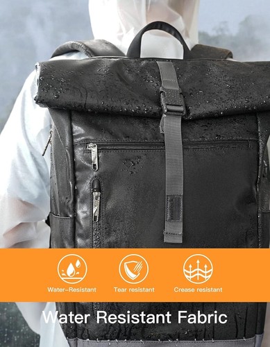 Fahrradrucksack Herren Damen 30L wasserabweisend Laptopfach Freizeit Arbeit - Bild 7 von 10