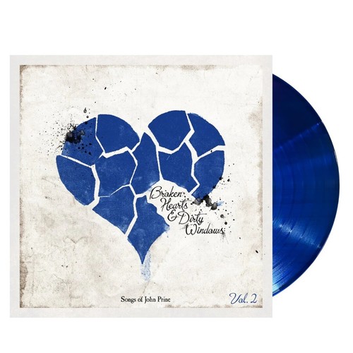 Broken Hearts & Dirty Windows Songs of John Prine Vol 2 Blue Vinyl Record RARE - Picture 3 of 5