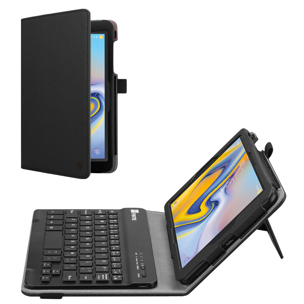 For Samsung Galaxy Tab A 8.0 2018 SMT387 Folio Keyboard Case Leather Stand Cover