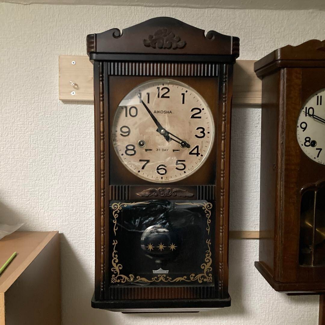 AIKOSHA Antique Column Clock 31 Days winding eBay