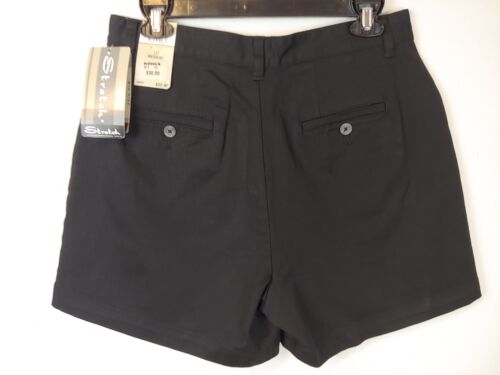 Lee Shorts Women's Sz 10 Cuff Hem Black Lambic Natural Fit Stretch NWT - Picture 2 of 14