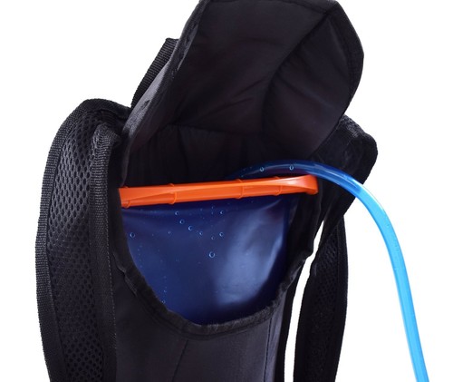 1.5L CYCLING HYDRATION FLUID WATER RESERVOIR BLADDER BAG OUTDOORS RUCKSACK BLACK - Imagen 4 de 6