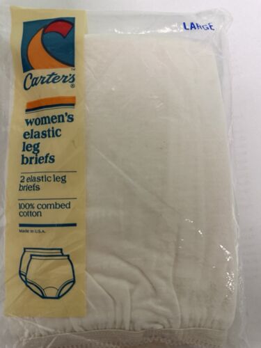 Vintage Carter's for women Briefs NOS 100% Cotton Made in USALARGE