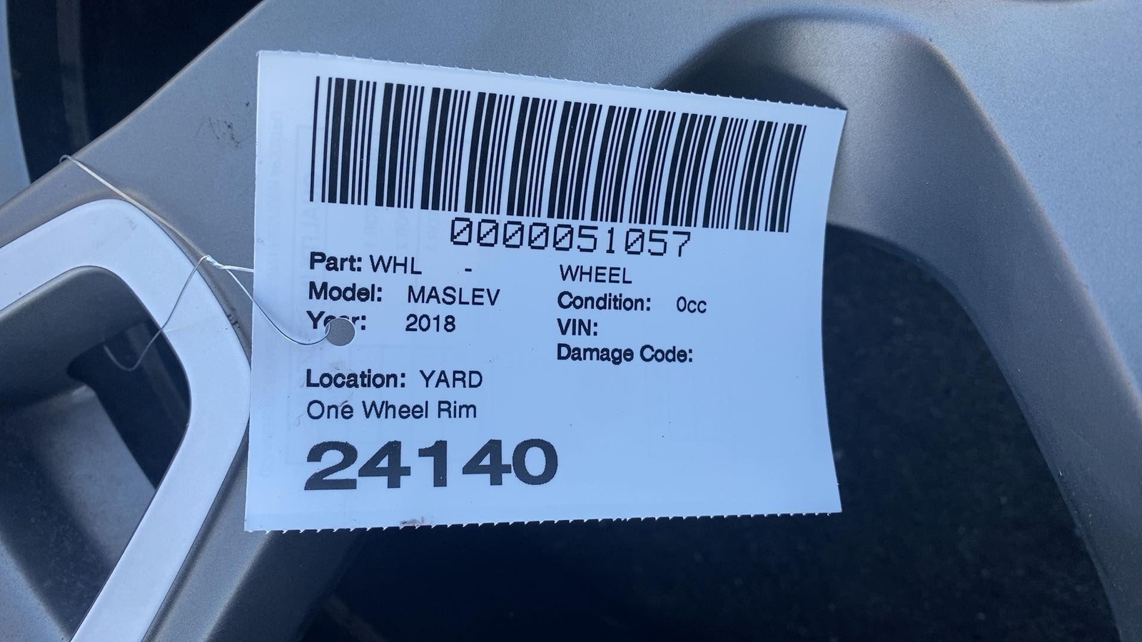 ⭕ 2017 2018 2019 2020 Maserati Levante 20" 9Jx20 H2 ET40.5 Front Wheel Rim