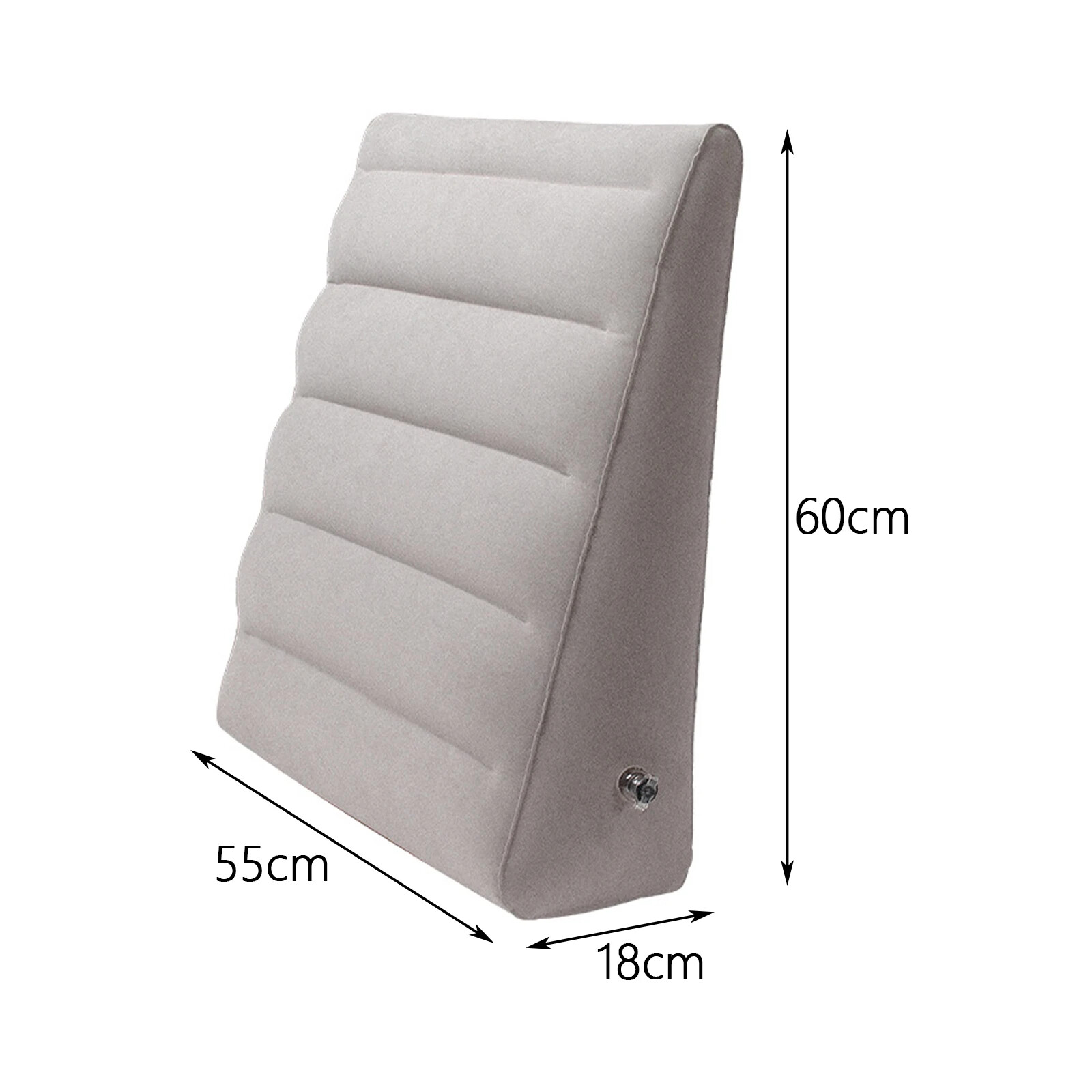 2024 Nueva almohada de cuña inflable, cojín inflable soporte para piernas almohada de viaje