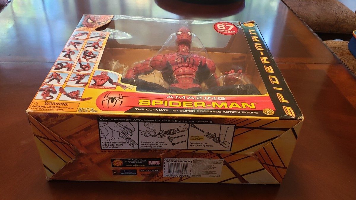 NEW TOY BIZ Amazing Spider-Man 2 figure 18-inch. 67 POA NEW TOY BIZ Amazing Spider-Man 2 figure 18-inch. 67 POA