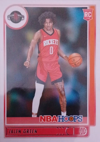 Jalen Green 2021-22 Panini NBA Hoops #218 RC Houston Rockets