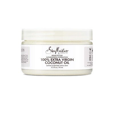 Shea Moisture, Extra Virgin Coconut Oil Head-To-Toe Nourishing Hydration, 3.2 oz