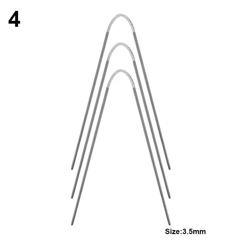 3Pcs Stainless Steel Circular Knitting Needles(2mm-5mm)DIY Sock Knitted Needle - Picture 8 of 11
