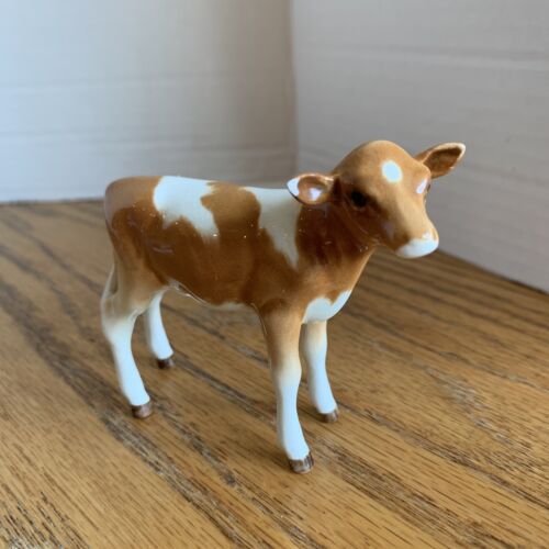 Vintage Beswick Gloss Beswick Guernsey Calf 1249A Figurine Collectible NICE!