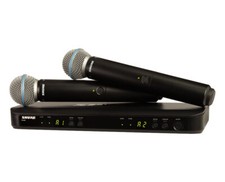 Shure Blx288/b58 (band H10) Dual Vocal System W/ 2x B58a/beta 58a Microphones