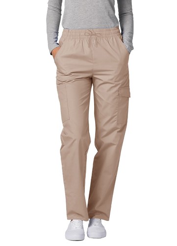 Adar Women Doctor Nurse Uniform Natural-Rise Multi Pocket Cargo Tapered Leg Pant - Picture 120 of 140