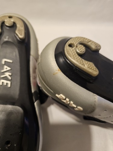 Lake CX165 Black/Silver Bike Cycling Triathalon Shoes Men's US 8/8.5 EU 42 Wide - Picture 10 of 12