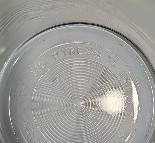 Pyrex #322 Blue Tint Replacement Nesting Glass Bowl - Picture 5 of 7