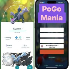 Shiny Kyurem mini PTC 20k Glaciate Legacy Moveset