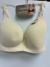 Secret Treasures Essentials Wirefree Bra Pristine Beige Padded 36DD STY04