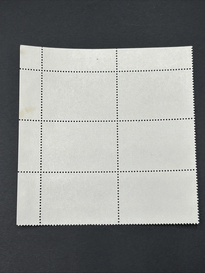 Belize 1984 25c Blue Striped Grunt Fish Black Shift Control Bck Of 6 MNH - Image 2 of 2