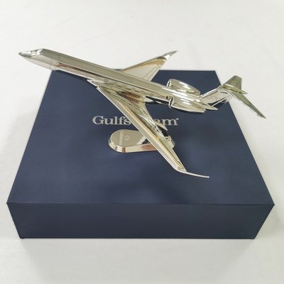 1/150 Gulfstream G700 Solid Silver Metal Model Business Jet Aircraft Model