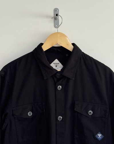 Sobrecamisa Chaqueta Barbour Beacon Shacket Negra Grande - Imagen 3 de 12