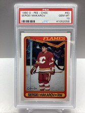 1990-91 O PEE CHEE SERGEI MAKAROV #60 PSA 10 GEM MT *POP 19