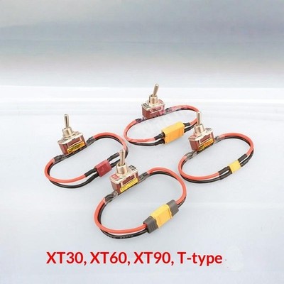 1Pcs Large Current High Load Switch With XT30 XT60 XT90 T Plug Toggle Switches