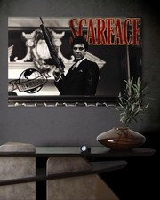 Scarface Leinwand Bild Al Pacino Tony Montana Dekoration Wandbild Mafia Film 