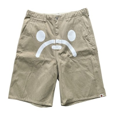A Bathing Ape Baby Milo 00s Vintage Arbeitsshorts Khaki M Baumwolle B-Ware