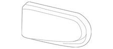 Genuine Mercedes-benz Fog Light Lens 170-826-10-90-64