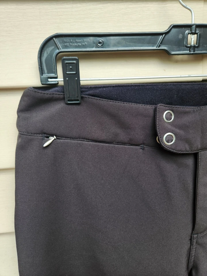 Pantalones negros aislados Sierra blancos TALLA GRANDE impermeables para esquí al aire libre Foto 4 de 4