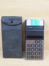 CALCOLATRICE CANON PALMTRONIC LE-84 aritmetica tascabile custodia vintage di