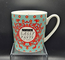 Pier 1 Imports ~ Coffee Mug ~ "I've Got My Sassy Pants On Today" ~ 16 oz