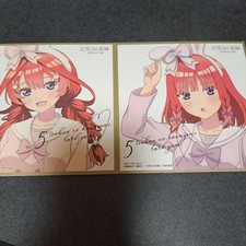 The Quintessential Quintuplets TCG Festival of Everyday BOX Bonus Colored Paper