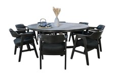 Sunny Designs Mia Large Round Dining Set