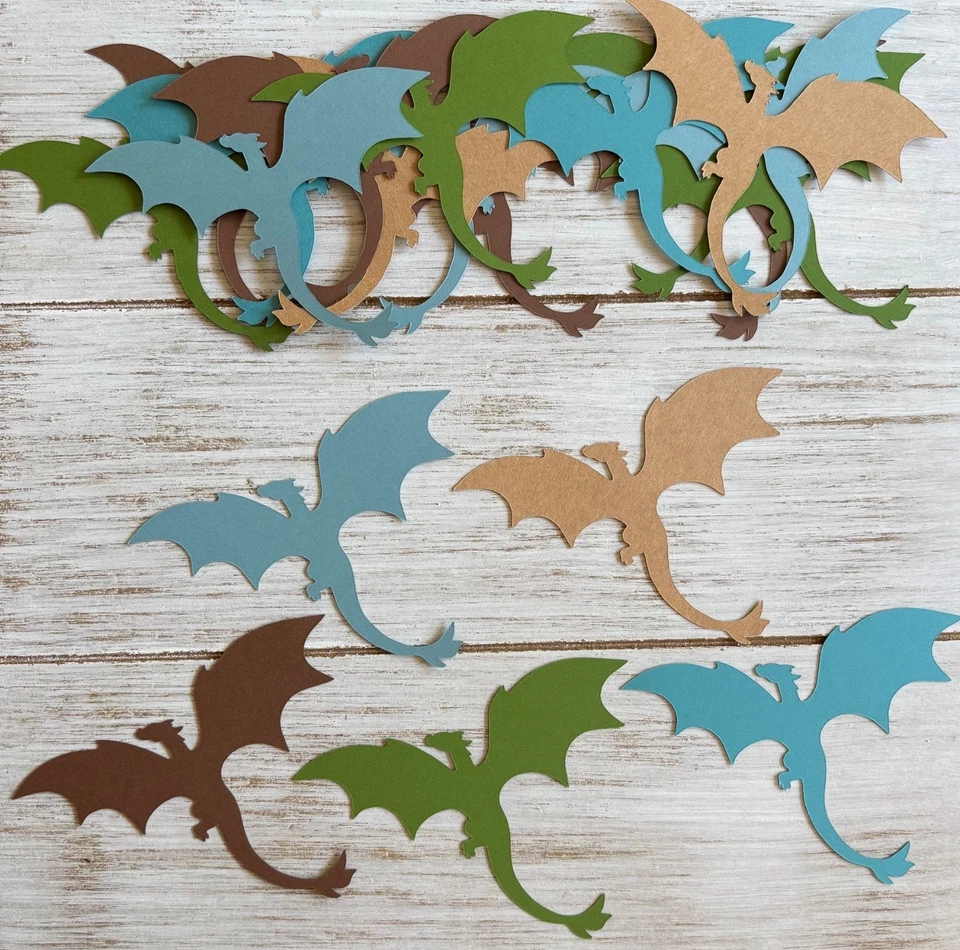 Flying Dragon Cutouts fairy Baby Birthday decorations Bulletin Board Classroom - Image 2 of 2