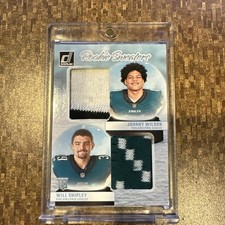2024 Panini Donruss Rookie Sweaters Patch Will Shipley & Johnny Wilson Eagles